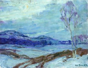 Landscape in Moonlight by Henry Ossawa Tanner Oil Painting