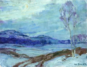 Landscape in Moonlight by Henry Ossawa Tanner Oil Painting