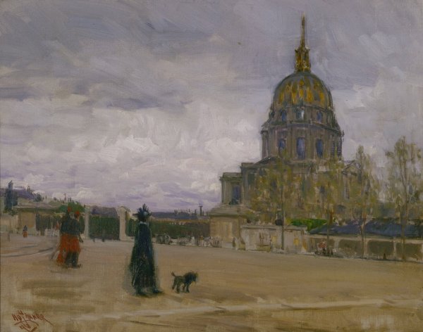Main Product Photo of Les Invalides, Paris  Painting by Henry Ossawa Tanner