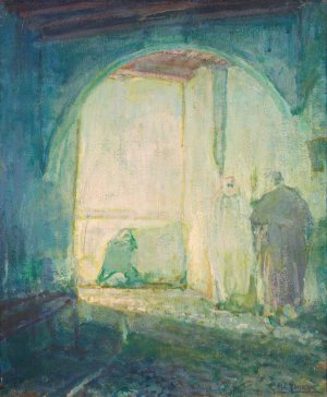 Moroccan Scene by Henry Ossawa Tanner Oil Painting