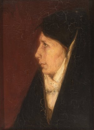 Profile of a Woman's Head by Henry Ossawa Tanner Oil Painting