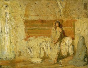 Study for the Annunciation by Henry Ossawa Tanner Oil Painting
