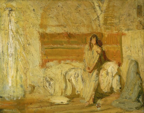 Main Product Photo of Study for the Annunciation  Painting by Henry Ossawa Tanner