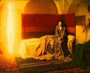 The Annunciation by Henry Ossawa Tanner Oil Painting