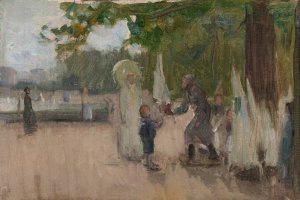 The Man Who Rented Boats by Henry Ossawa Tanner Oil Painting