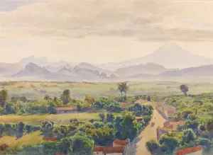 View Of Cuernavaca by Henry Otto Wix Oil Painting