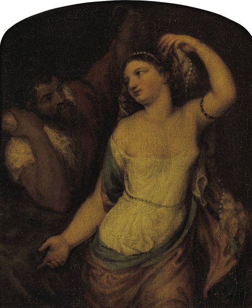Paris and Helen by Henry Peters Gray - Hand-Painted Oil Painting Reproduction