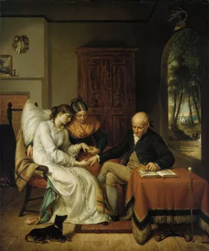 The Pride of the Village by Henry Peters Gray Oil Painting