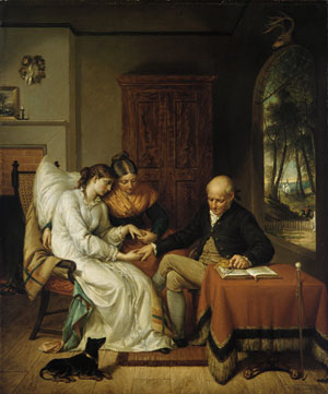 The Pride of the Village by Henry Peters Gray - Hand-Painted Oil Painting Reproduction