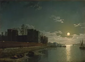 Lambeth Palace by Henry Pether Oil Painting