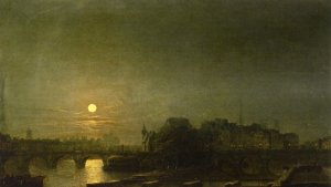 Moonlight Over the Seine