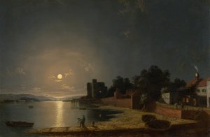 Upnor Castle, Kent by Henry Pether Oil Painting
