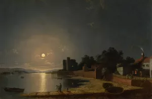 Upnor Castle, Kent by Henry Pether Oil Painting