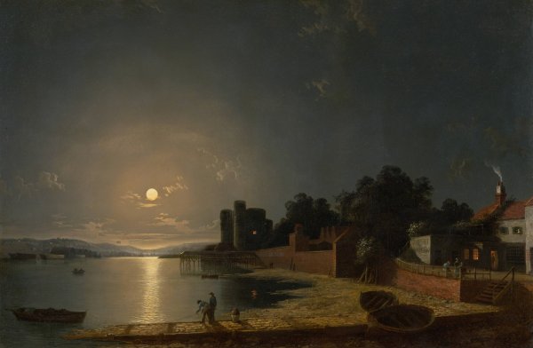Upnor Castle, Kent by Henry Pether - Hand-Painted Oil Painting Reproduction