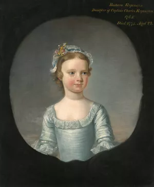 Portrait Of Barbara Repington When A Girl Oil painting by Henry Pickering