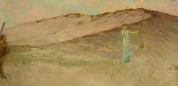 Ariel Sings  by Henry Prellwitz - Hand-Painted Oil Painting Reproduction