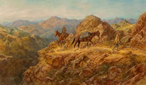The Weary Trail by Henry Raschen Oil Painting