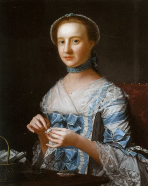Portrait of Miss Earle by Henry Robert Morland - Hand-Painted Oil Painting Reproduction