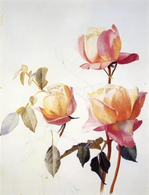 Florentine Roses by Henry Roderick Newman Oil Painting