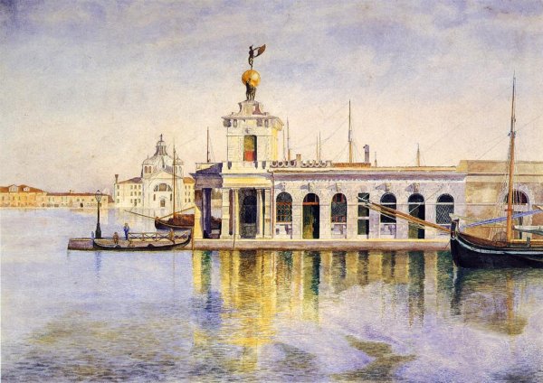 Main Product Photo of Ladogana, Venice Painting by Henry Roderick Newman
