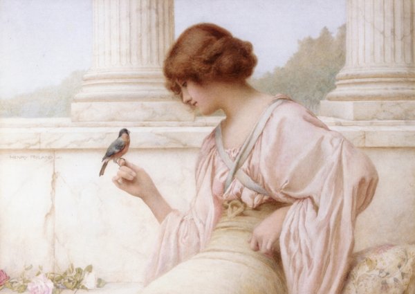 The Captive's Return by Henry Ryland - Hand-Painted Oil Painting Reproduction