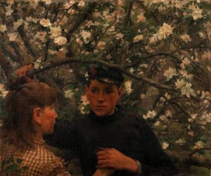 The Promise by Henry Scott Tuke Oil Painting