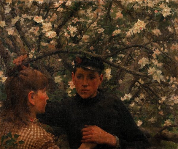 Main Product Photo of The Promise Painting by Henry Scott Tuke