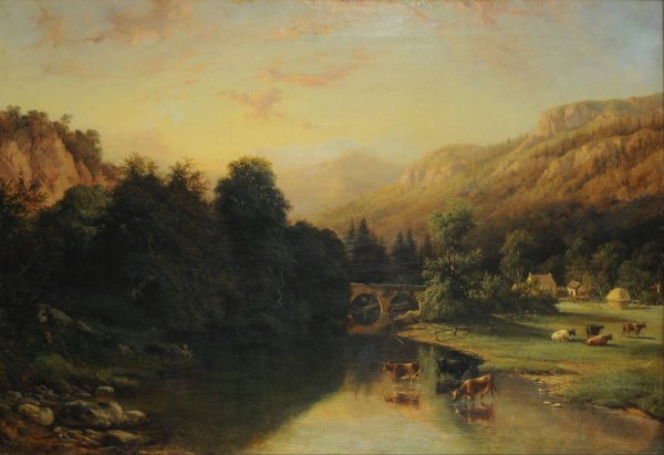 Paisaje  by Henry Sheridan - Hand-Painted Oil Painting Reproduction
