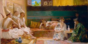 The Calenders by Henry Siddons Mowbray Oil Painting
