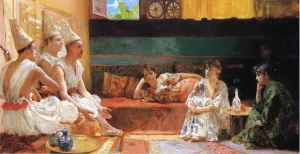 The Calenders painting by Henry Siddons Mowbray