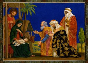 The Magi by Henry Siddons Mowbray Oil Painting