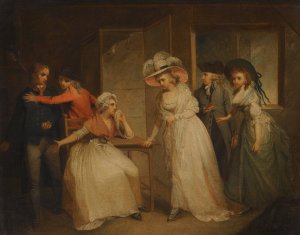 Scene From The Adventures Of David Simple In Search Of A Faithful Friend By Sarah Fielding by Henry Singleton Oil Painting