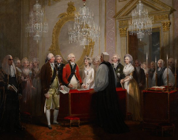 The Marriage of the Duke and Duchess of York  by Henry Singleton - Hand-Painted Oil Painting Reproduction
