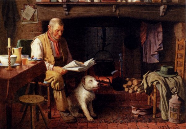 Main Product Photo of Peaceful Eventide Painting by Henry Spernon Tozer