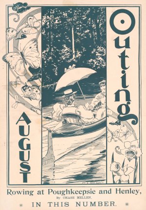 Outing for August rowing at Poughkeepsie and Henley, in this number by Chase Mellen by Henry Summer Watson Oil Painting