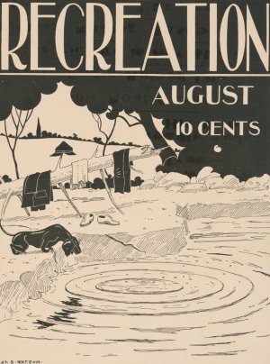 Recreation for August by Henry Summer Watson Oil Painting
