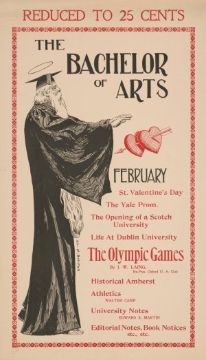 The Bachelor of Arts for February by Henry Summer Watson Oil Painting