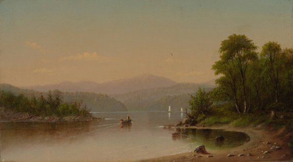 Going Fishing  by Henry Suydam - Hand-Painted Oil Painting Reproduction