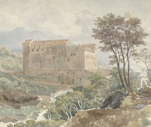 Landschap bij Vietri by Henry Swinburne Oil Painting