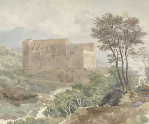 Landschap bij Vietri by Henry Swinburne Oil Painting