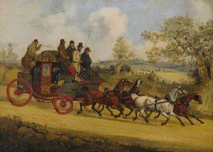 Full Tilt And Knee Deep,A Pair by Henry Thomas Alken Oil Painting