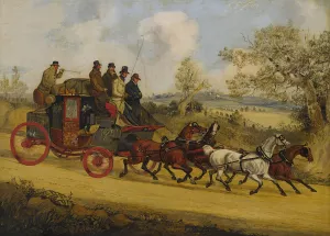 Full Tilt And Knee Deep,A Pair by Henry Thomas Alken Oil Painting