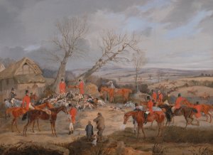 Hunting Scene: The Kill by Henry Thomas Alken Oil Painting