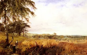 Harvest by Henry Thomas Dawson - Oil Painting Reproduction