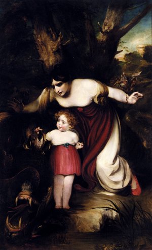 The Mother Finding Her Infant Playing With Talons of the Dragon Slain by the Red Cross Knight