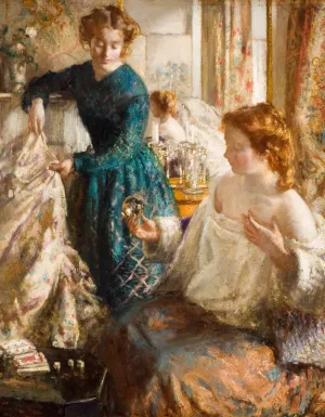 The Crystal Gazers by Henry Tonks Oil Painting