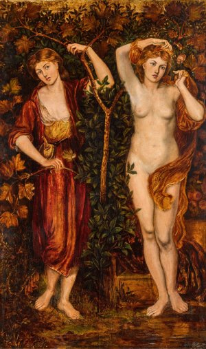Autumn and Summer by Henry Treffry Dunn Oil Painting