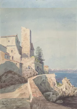 Antibes by Henry Victor Burgy Oil Painting