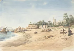 La Bocca by Henry Victor Burgy Oil Painting