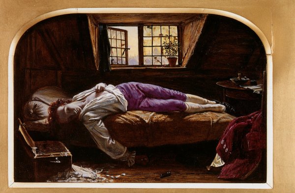 Main Product Photo of The Death of Chatterton Reduction Painting by Henry Wallis